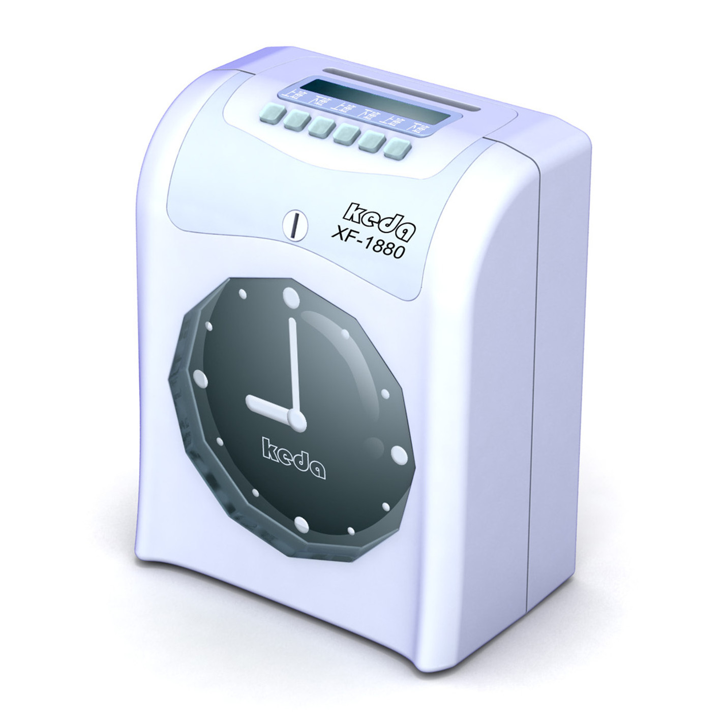 注塑加工產(chǎn)品:考勤機(jī)(外觀注塑)